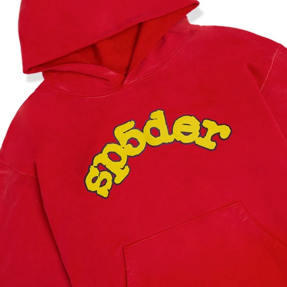 SP5DER OG Logo Red Hoodie - Picture 3 of 5